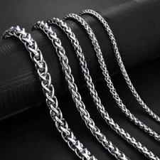 Mens Steel Chain Necklace