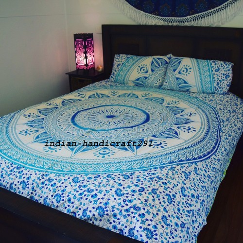 Indian mandala quilt duvet - indian,