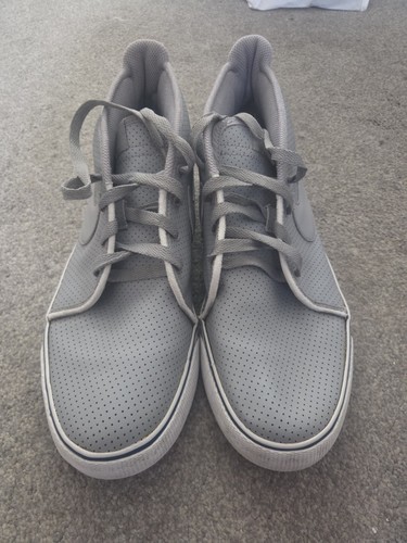 Nike toki grey leather - nike, chukka