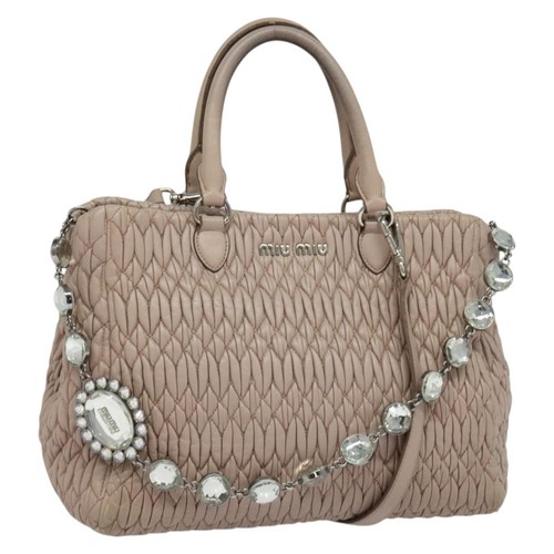 Miu matelasse hand bag - miu,