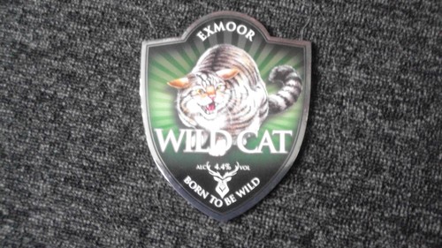 Exmoor wild cat 4abv - 4.4abv, ale