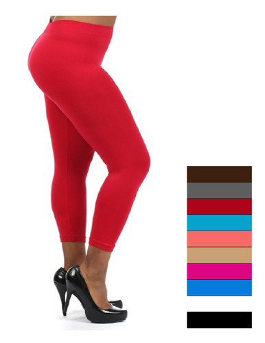 Womens capri thin leggings - capri, one