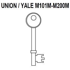  PRECUT KEYS FOR UNION / YALE
