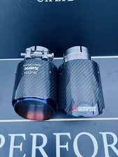 2 BLUE & BLACK CARBON FIBRE