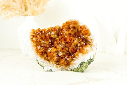 Small citrine geode with - small,