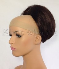 DARK BROWN " BEEHIVE " BUN