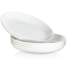 MALACASA Porcelain Pasta Bowl Set of 4 / Set of 6 Large Salad Bowl Serving Bowls
