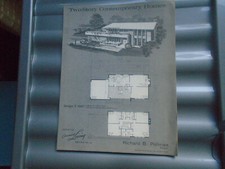c1950s USA Homes Two Story Contemporary Homes Retro Brochure Fully Illustrated