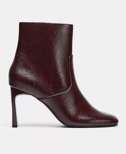 ZARA Faux Leather Chunky High