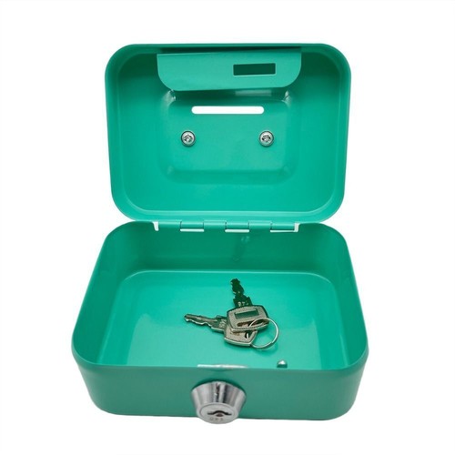 Mini lockable cash box metal - lockable,