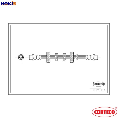 Brake hose 19020444 for - hose,