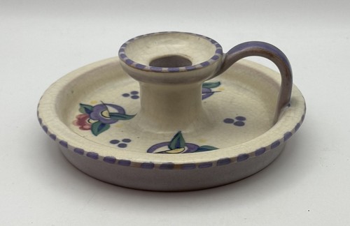 Antique poole pottery candle - antique,