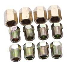 12Pcs 1/4" Brake Line Fittings