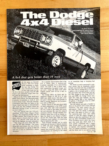 1978 print article - article, 4x4