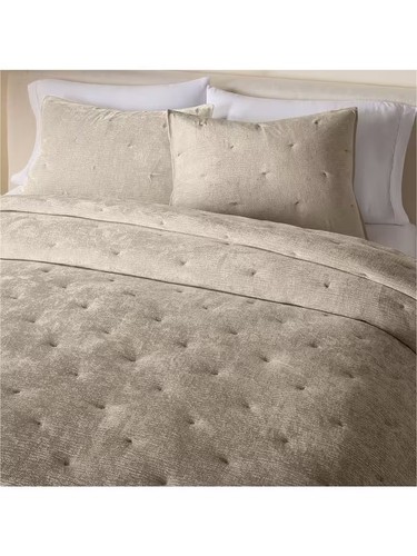West elm striated chenille - elm,