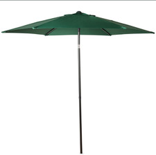 SUNMER 2.5M Garden Parasol Outdoor Patio Umbrella With Tilt Mechanism