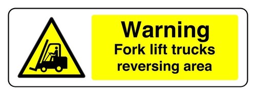 Warning fork lift trucks - fork,