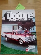 Dodge Pick Up Truck 1978 Sales