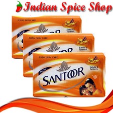 3X SANTOOR SOAP WITH SANDAL