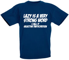 Lazy Strong Word NEW T-Shirt, Gifts for boys men son birthday xmas gift ideas