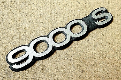 9000s car rear boot badge - rear/boot,