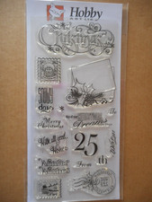Set of 16 Clear Christmas