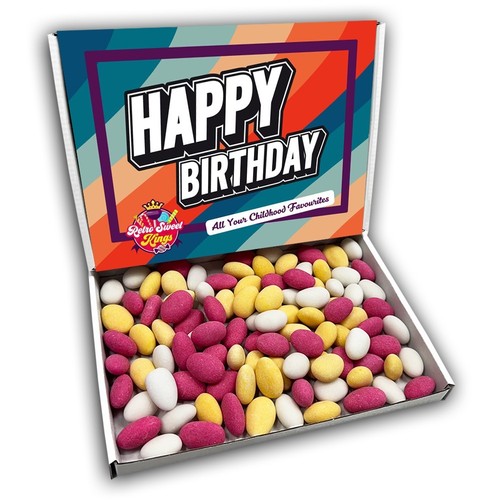 Sugared almonds happy birthday - almonds,