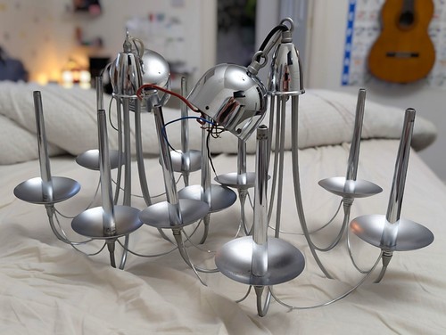 Modern arm chandelier - modern, 5