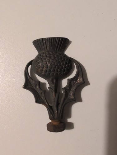 Vintage thistle car hood - car,