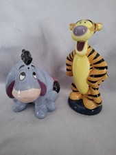 Novelty Disney Tigger and Eeyore Salt and Pepper Pots Cruet Set