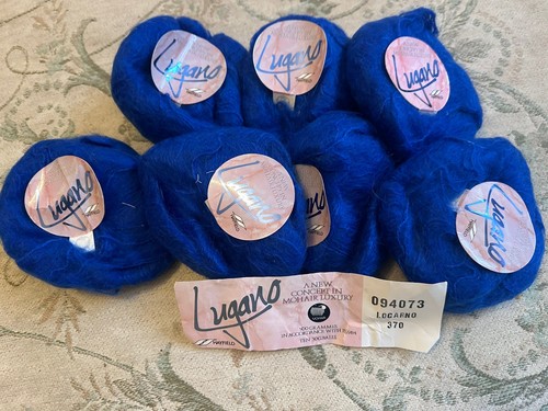 Hayfield lugano blue mohair - blue,