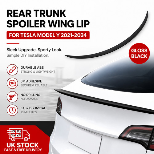 Matte black rear boot - matte,