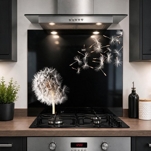 Printed glass kitchen - printed,