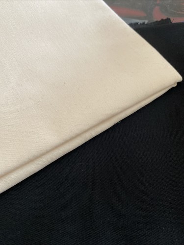 Poly cotton drill fabric - cotton, 1/2
