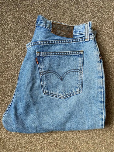 Rare orange label - levi's, 605