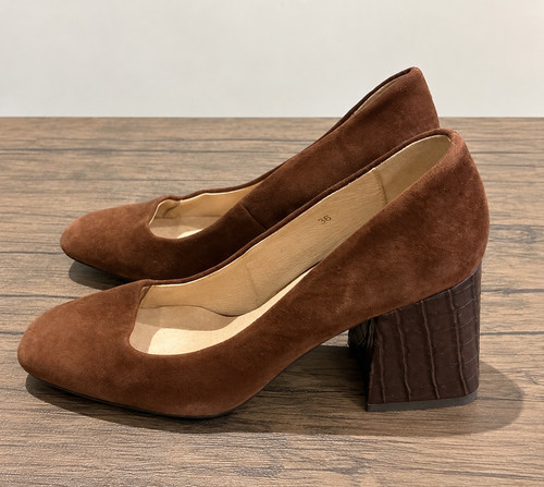 Anne weyburn brown suede - brown,