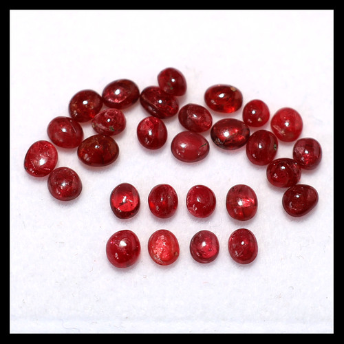 Natural red spinel - red,