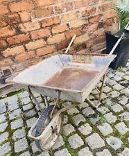 Vintage Gravity “Ironcrete” Galvanised Wheelbarrow Circa 1960's. Quite Rare.