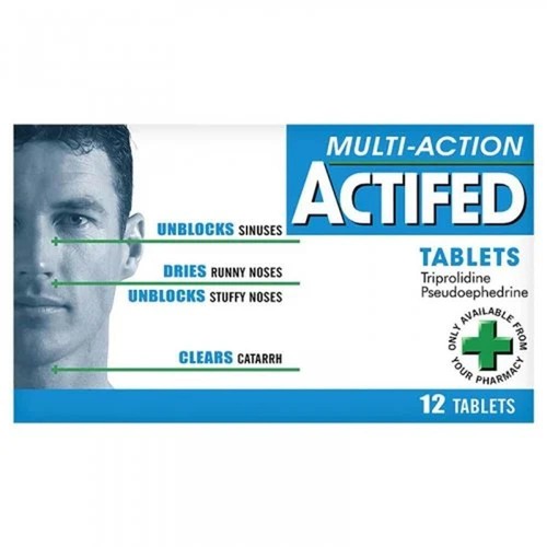 Actifed multi action - multi-action, x12