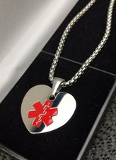 Silver steel heart medical - heart,