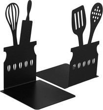 Black Kitchen Bookends 5.9 X
