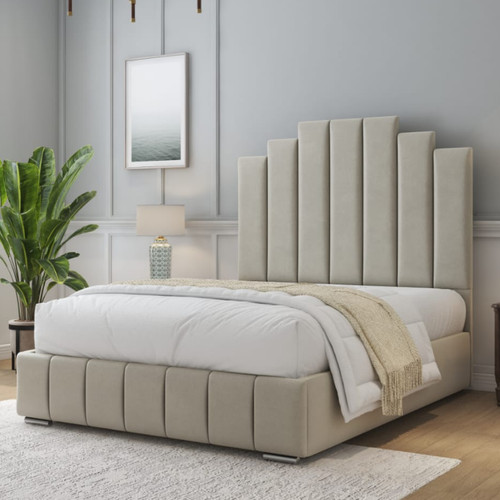 Ottoman crown panel bed - ottoman,