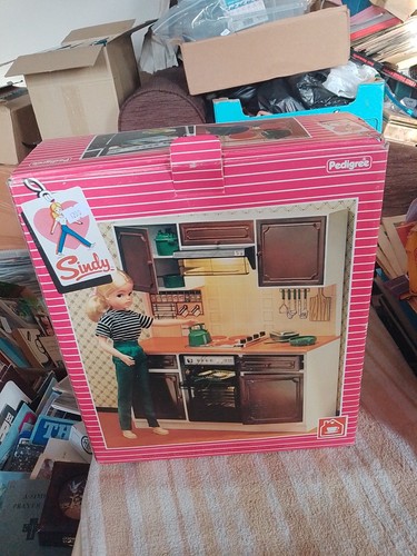 Sindys vintage cooker unit - vintage,