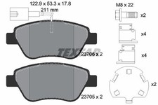 Front Brake Pad Set Fits Alfa