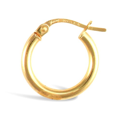 Creole earrings gold - on, silver