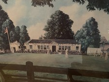 Sevenoaks Cricket Green Print – “The Vine v Romany 1958” – Framed