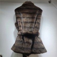 Womens Faux Mink Fur Vest