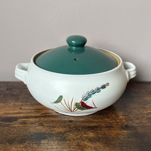 Round ceramic denby casserole - ceramic,