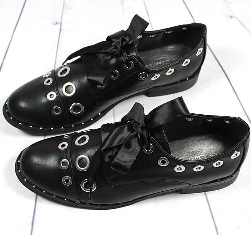 Womens black brogue lace - brogue,