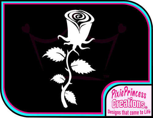 Flower rose vinyl - vinyl, sticker